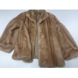 A mink fur coat.