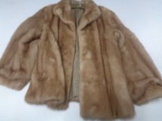 A mink fur coat.