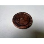 A late 18th century cartwheel penny.