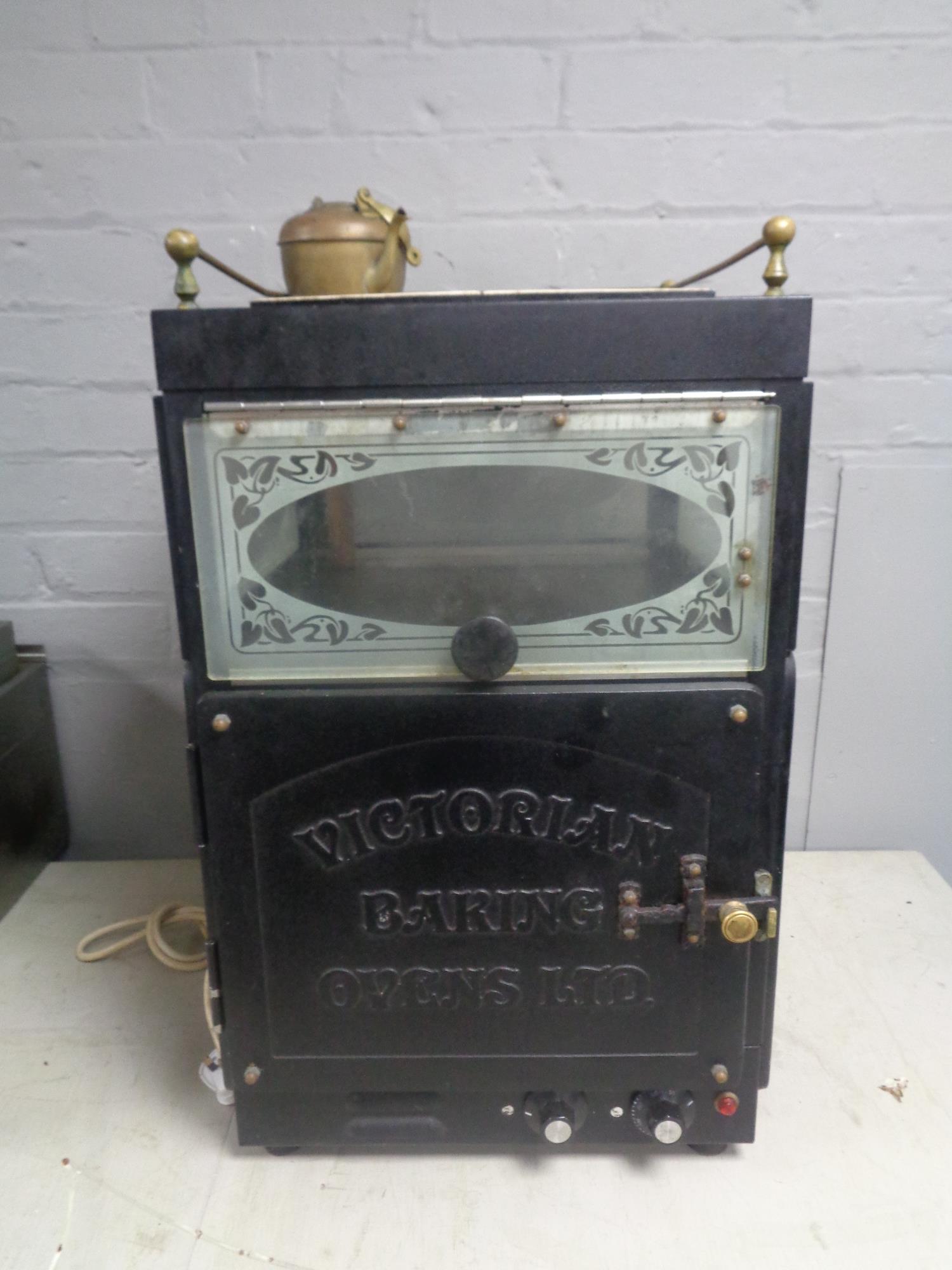 A Victorian style baking oven.