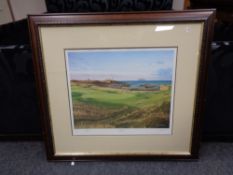 A Graeme W. Baxter signed limited edition print, Tenth Hole Turnbury, no.