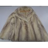 A mink fur coat.
