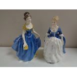 Two Royal Doulton figures,