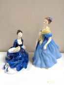 Two Royal Doulton figures,