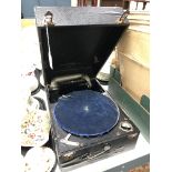 A 20th century Colombia table top gramophone.