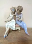 A Lladro figure - A poem for my girl,