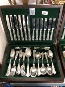 A canteen of Cavendish Collection plated cutlery