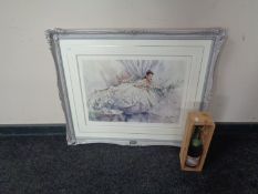 A Gordon King signed limited edition print, Champagne Silk, no.