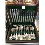 A canteen of Cavendish Collection plated cutlery