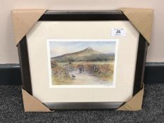 After Tom MacDonald : Roseberry Topping, reproduction in colours, signed in pencil, 13 cm by 18 cm,