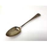 A George III silver table spoon, Thomas Northcote, London 1797.