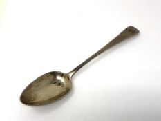 A George III silver table spoon, Thomas Northcote, London 1797.