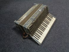 A 20th century Soprani piano accordion.