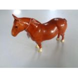 A Beswick figure of a horse 'Suffolk Punch Hasse Dainty'