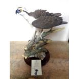 A Border Fine Arts figure, Prince of the Loch, by Richard Roberts, no. 279 of 750, on wooden stand.