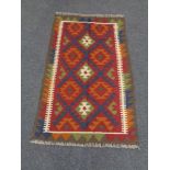 A Maimana kilim 121cm by 80cm