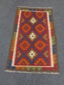 A Maimana kilim 121cm by 80cm