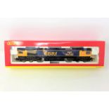 Hornby : R2652 GB CO-CO Diesel Electric Class 66 Locomotive 66702 Blue Lighting, boxed.