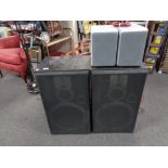 A pair of black cased Jamod 265 speakers together with a further pair of speakers.