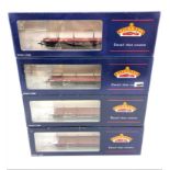 Bachmann : 33-854A 30 Ton Bogie Bolster Wagon BR S&T Gulf Red, boxed.