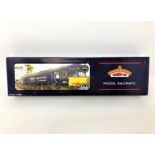 Bachmann : 32-729 Class 66 Diesel 66405 Blue Malcolm Logistics Services, boxed.