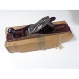 A boxed Stanley No. 6 woodworking plane (as new).