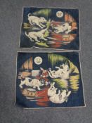 Two 20th century nursery rugs.