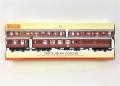 Hornby : R4252 'The Talisman' Coaches Pack, E15699, E35174, E15698, boxed.