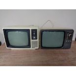 Two vintage TV's,