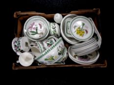 A box of Portmeirion Botanical Gardens dinner ware