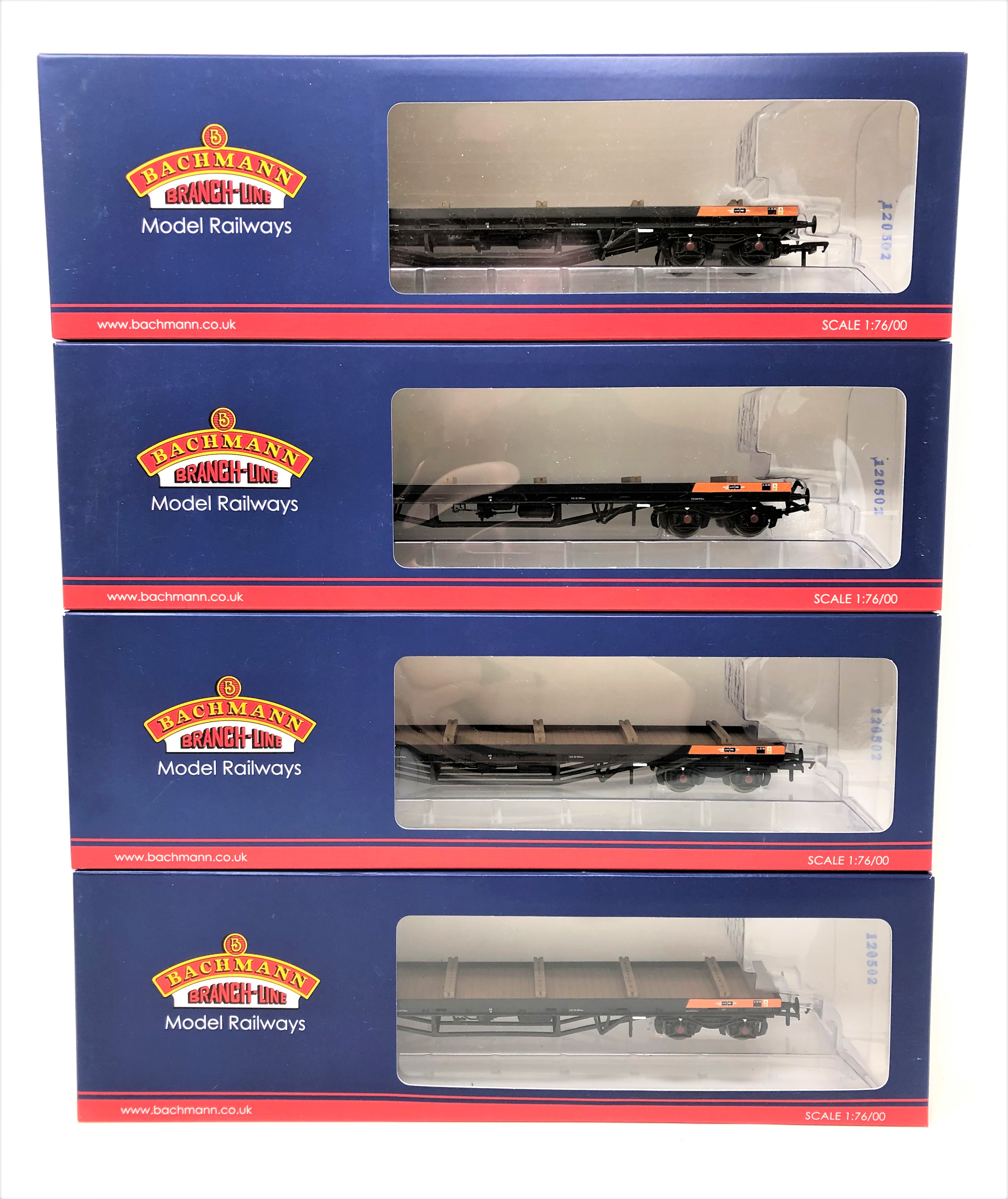 Bachmann : 38-150A BDA Bogie Bolster Wagon Loadhaul, boxed.