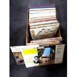 A box of vinyl LP records - classical