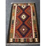 A Maimana kilim rug 128 x 85 cm.