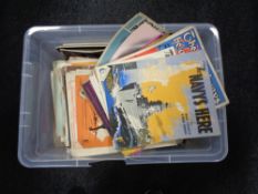 A box of assorted sheet music