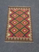 A Maimana kilim 88cm by 60cm