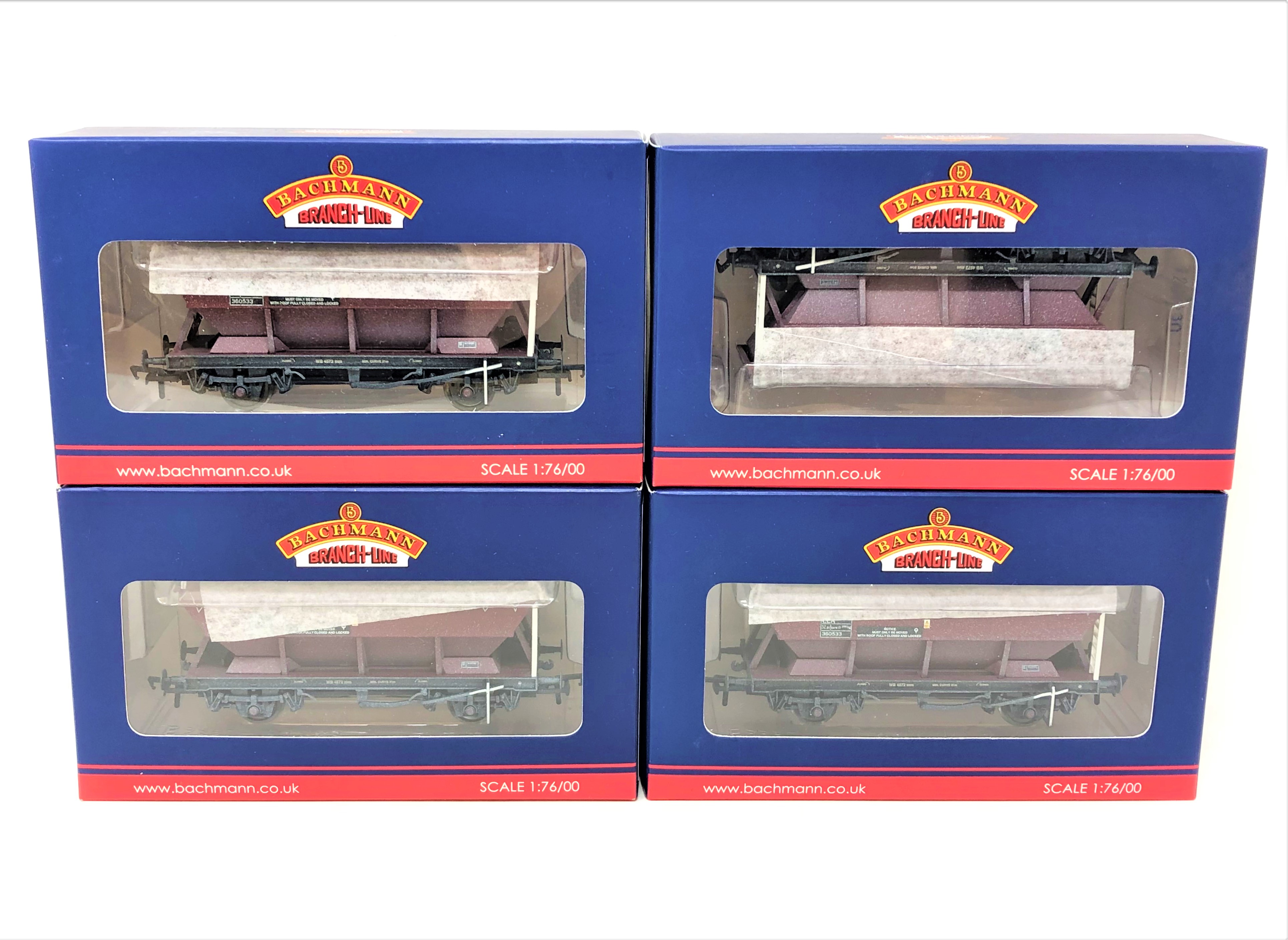 Bachmann : 38-020A CEA Covered Hopper Wagon EWS (weathered), boxed.