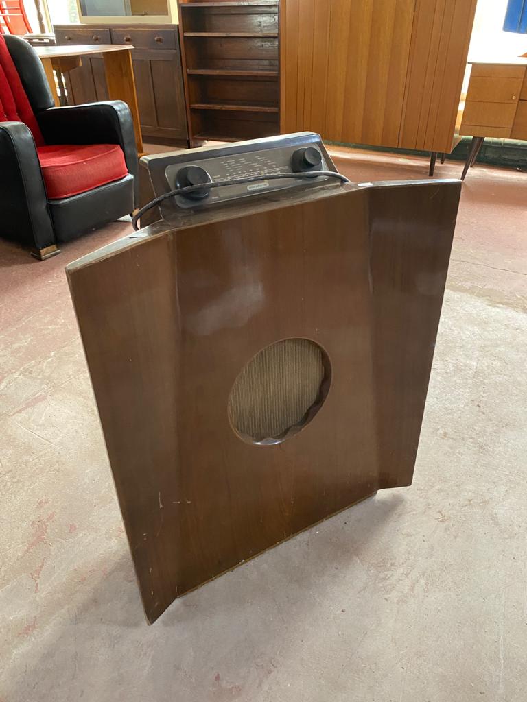 An Art Deco floor standing Murphy 146 valve radio