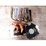 A box of 45's mainly 1960's - Walker Brothers,