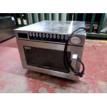 A Samsung CM1929 1850W stainless steel commercial microwave
