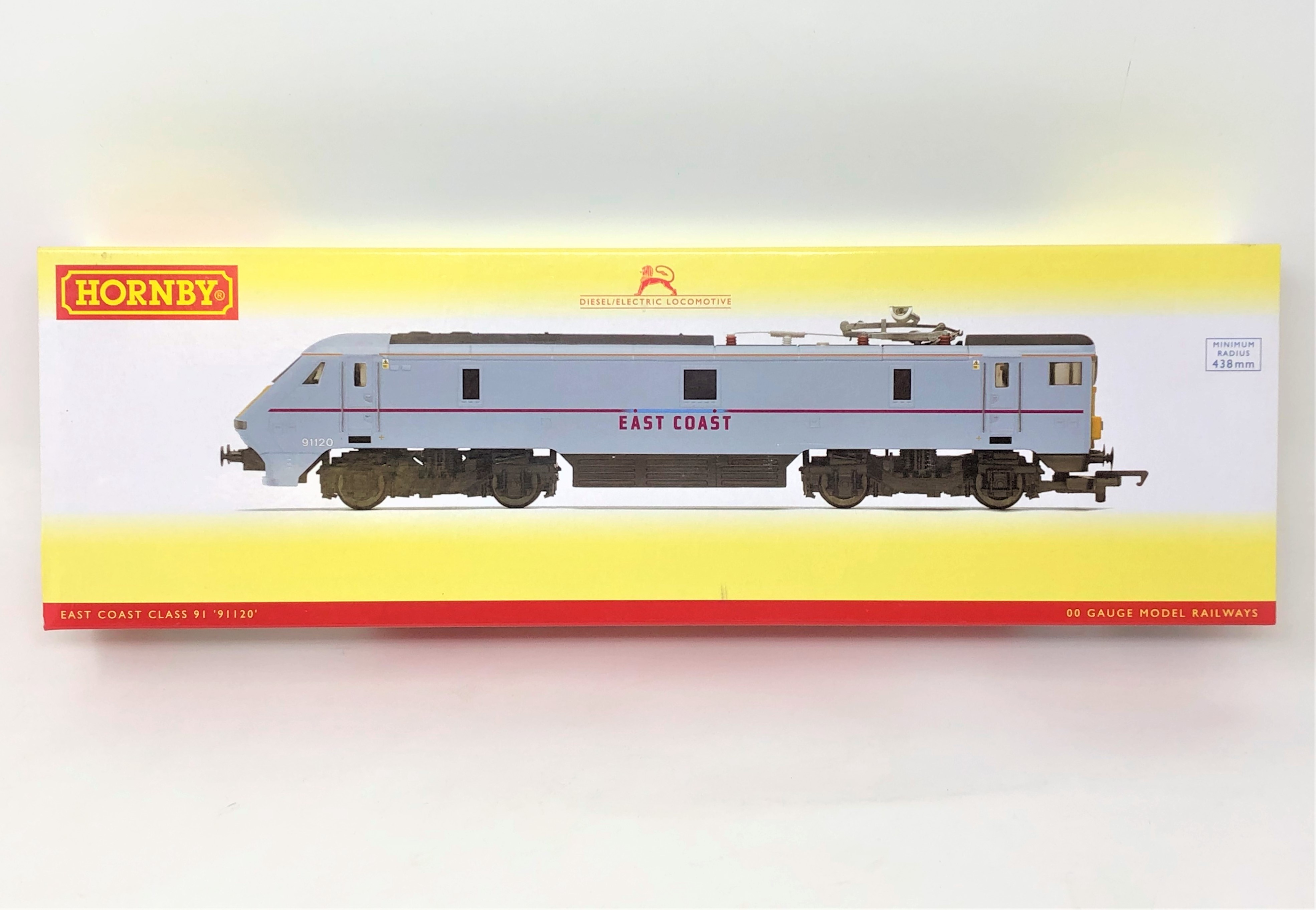 Hornby : R3365 East Coast Class 91 '91120', boxed.