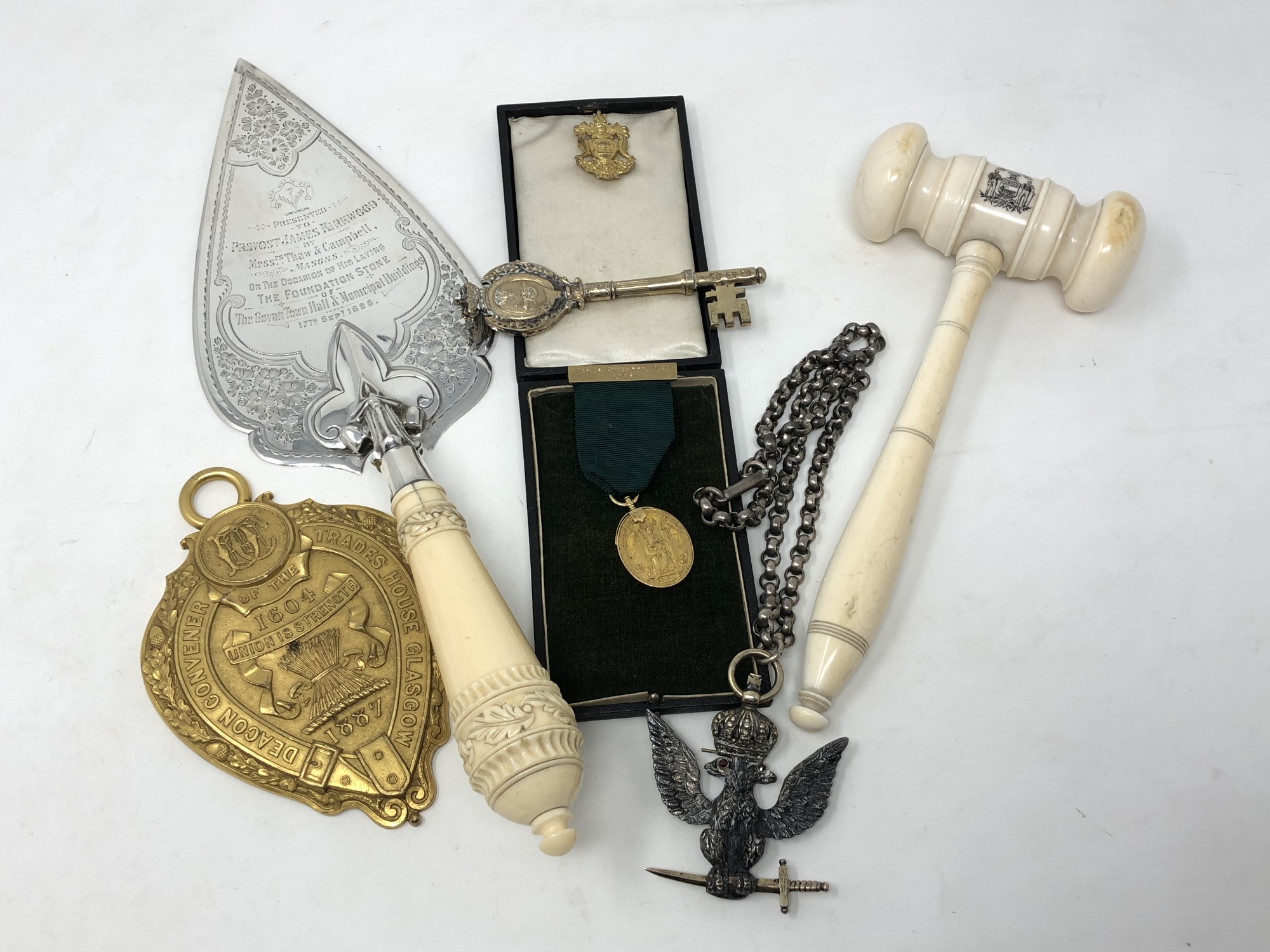 A collection of items relating to James Kirkwood, Provost of Govan,