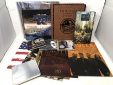 A collection of memorabilia to include - Meat Loaf Hang Cool Teddy Bear box set including T-shirt,