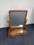 A Victorian mahogany dressing table mirror