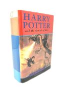 Harry Potter and the Goblet of Fire, Bloomsbury, First Edition, ISBN 0 7475 4624 X,