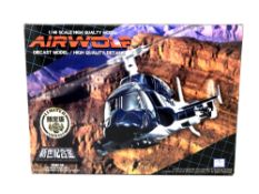 An Airwolf diecast model 1/48 scale limited edition, box dimensions 33.5 cm x 24 cm.