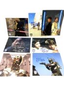 A collection of signed photographs relating to Star Wars and others including- Jeremy Bulloch (Boba