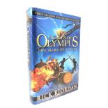 Rick Riordan 'Heroes of Olympus The Mark of Athena', signed edition.
