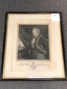 Early 19th century English school : A portrait of Sir Matthew White Ridley, M.P.