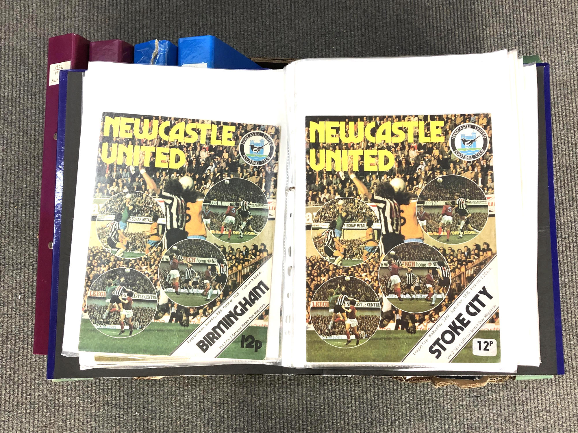 A large quantity of Newcastle United football programmes, covering the 1974-1980 period. - Image 2 of 2