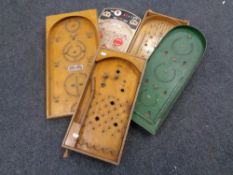 Four 20th century bagatelles together with pin ball game